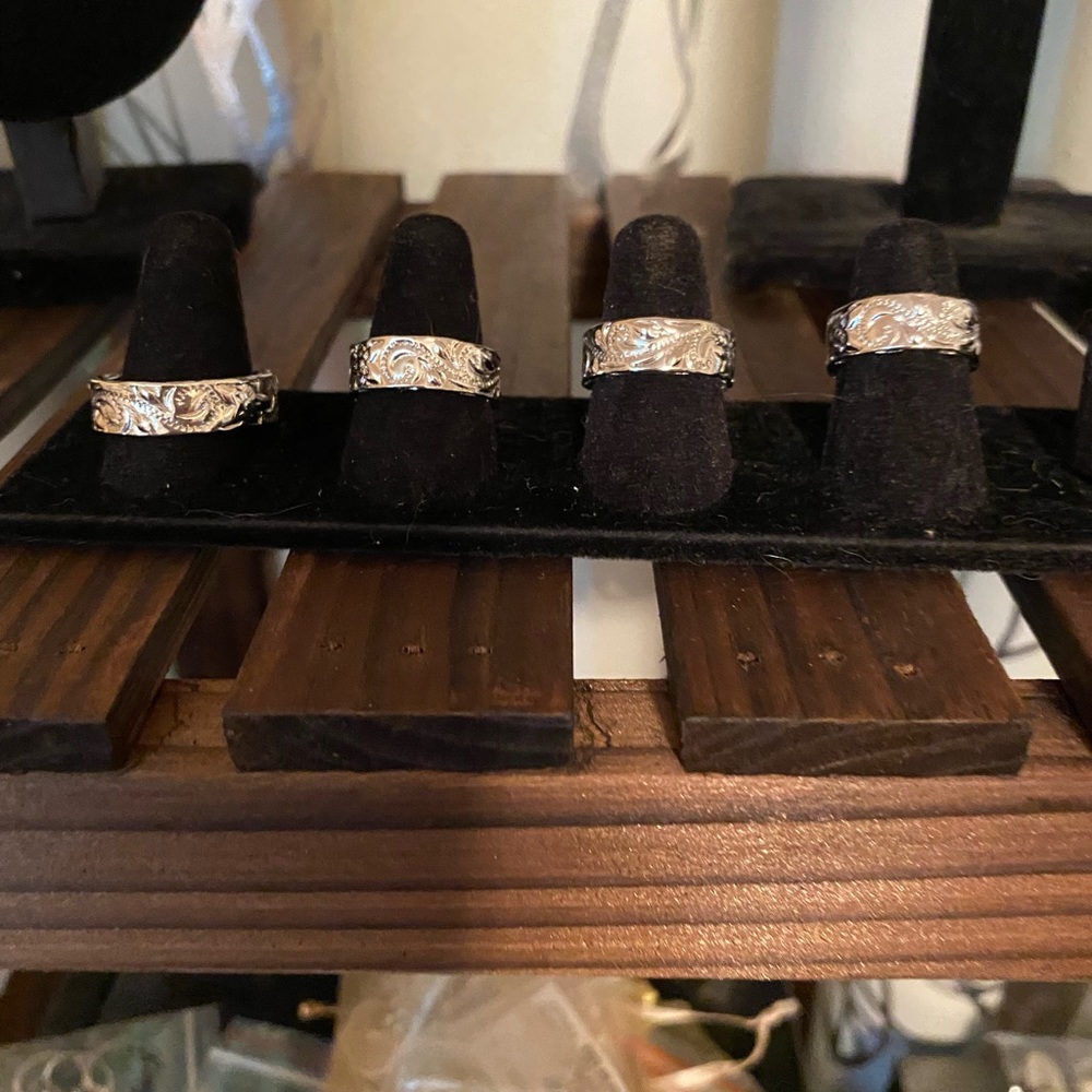 Sterling Silver Matching Bands